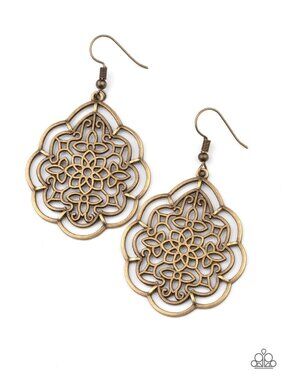 Paparazzi Brass Dangle Earrings (ED081)
